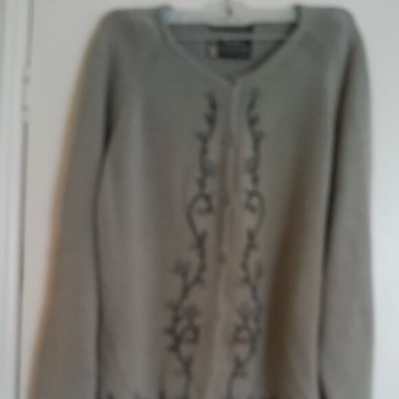 Vintage Eddie Bower Cottage Grove Cardigan Perfect Condition 24" Long 21" Pit to - Picture 2 of 5